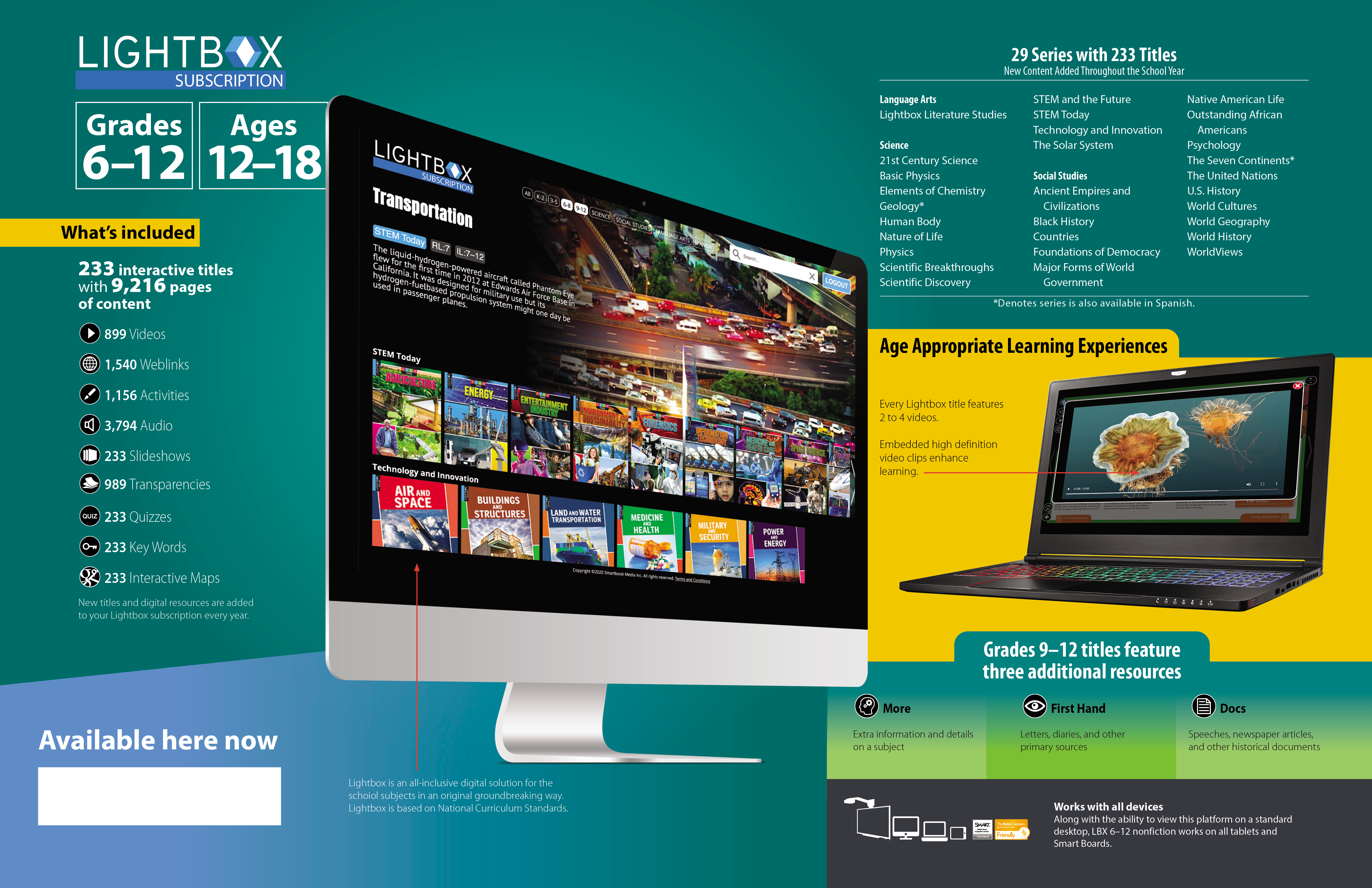 Public Library LBX 6–12 Subscription Brochure