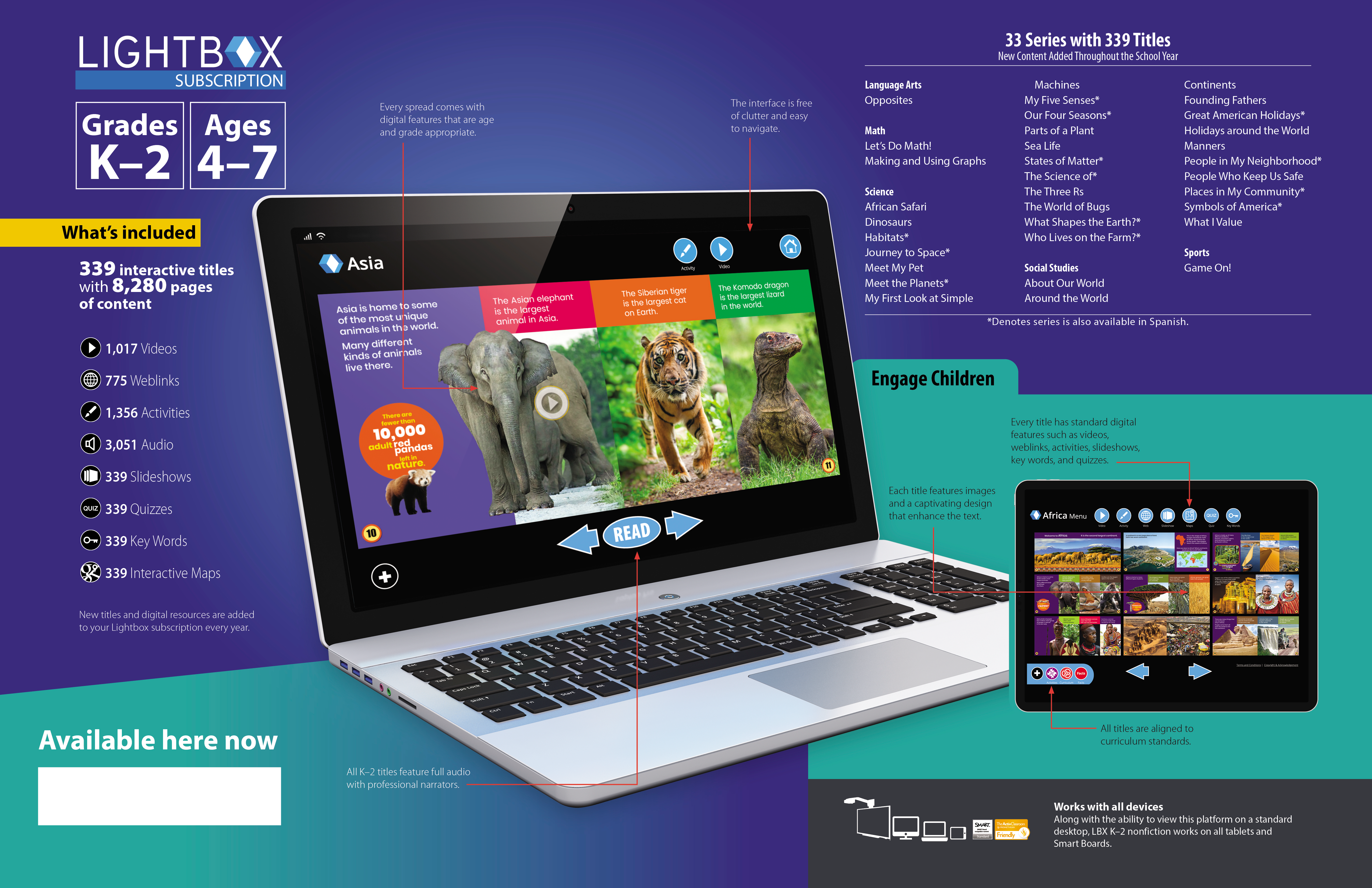 Public Library LBX K–2 Subscription Brochure